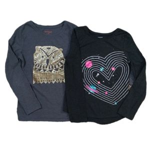 Girls long sleeve tee bundle